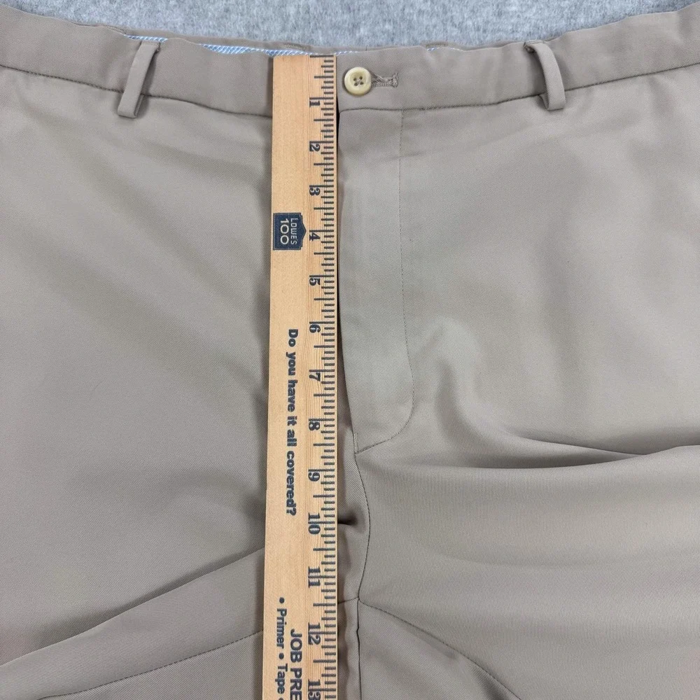 Peter Millar Shorts Lot Of 2 Mens 40 Blue Beige Golf Microfiber Chino 40x9